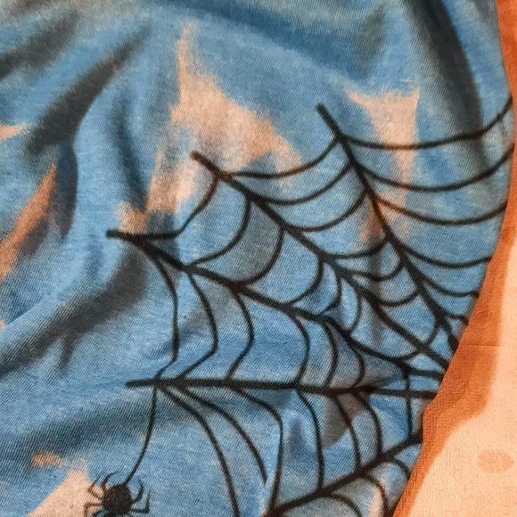 New-Large Unisex, Gildan, color Heather Sapphire -Bleached SublimationT-Shirt - Picture 3 of 4